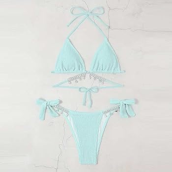 Amazon.com: asntrgd Low Rise Bikini Set Women's String
